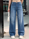 Women's Wide-Leg Jeans — Classic Blue