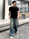 Men's Straight-Leg Jeans — Desert Green