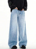 Men's Straight-Leg Jeans — Pale Blue