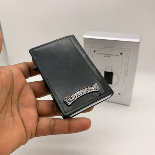 Chrome pop-up card wallet detail view