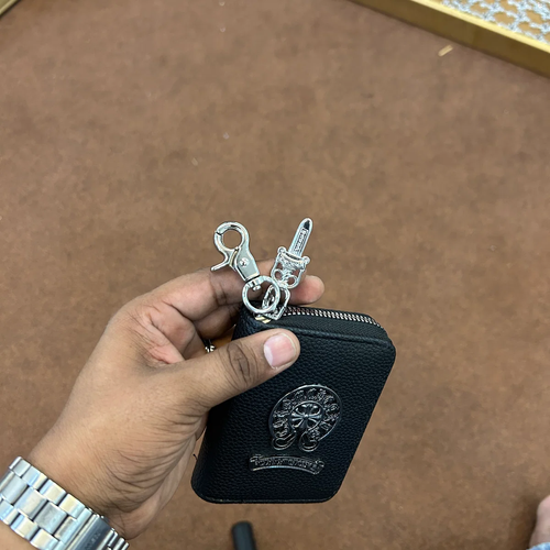 Chrome Dagger Chain Wallet