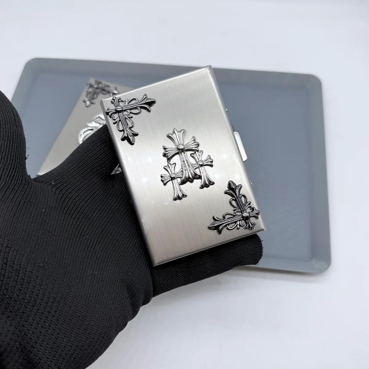 Triple Cross Card Holder